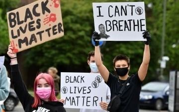 black lives matter protesters